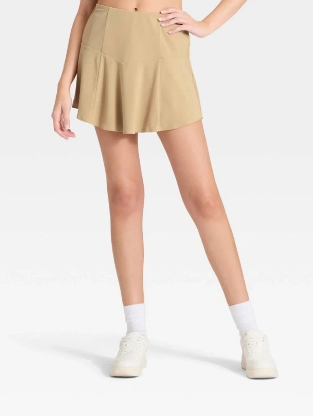 Joylab Athletic Skort w/built in Shorts - Almond Tan NWT Size XS
